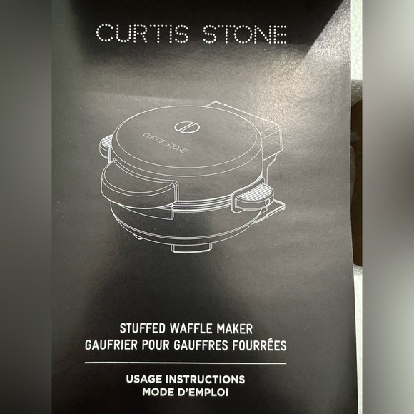NIB Curtis Stone 5” Stuffed Waffle Maker - Picture 3 of 3